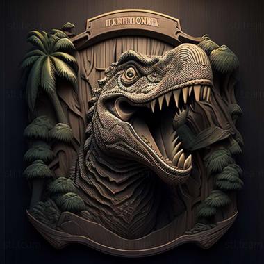 3D model Jurassic Park Interactive game (STL)